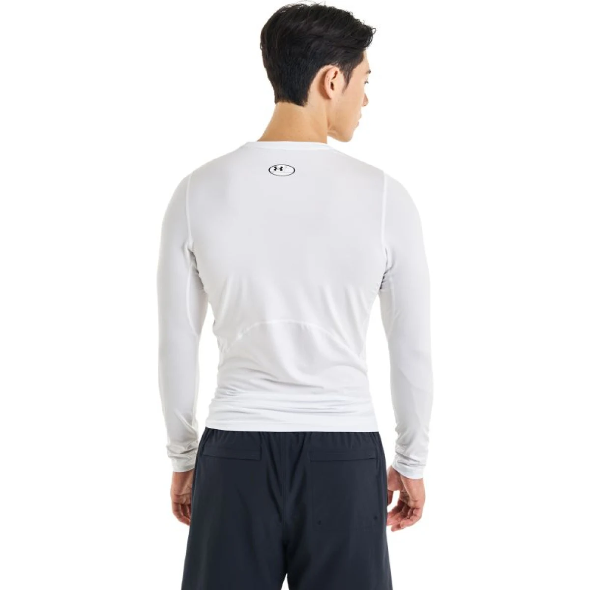 Pánske kompresné tričko s dlhým rukávom UNDER ARMOUR UA HG Armour Comp LS-WHT · záber 2