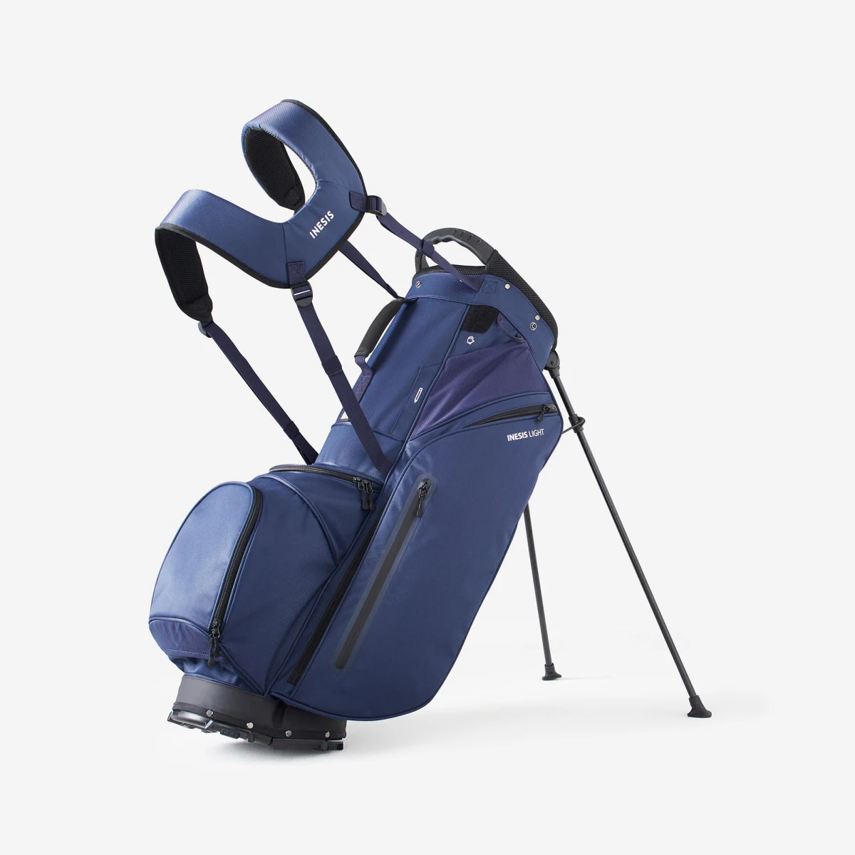 INESIS Golfový bag trojnožka INESIS Light tmavomodrý bez · záber 1
