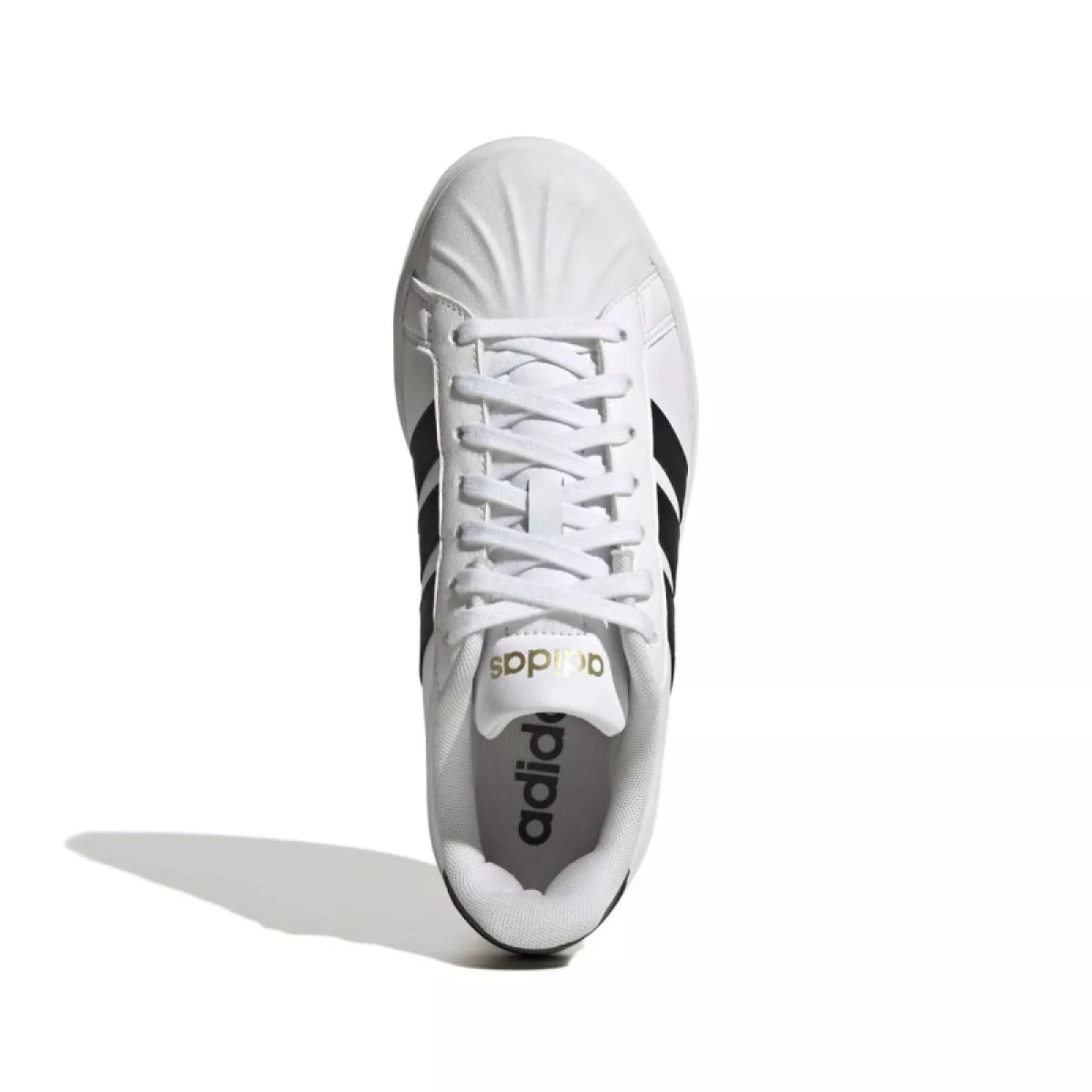 Dámska rekreačná obuv ADIDAS Streettalk Bold W cloud white core black matte gold · záber 4