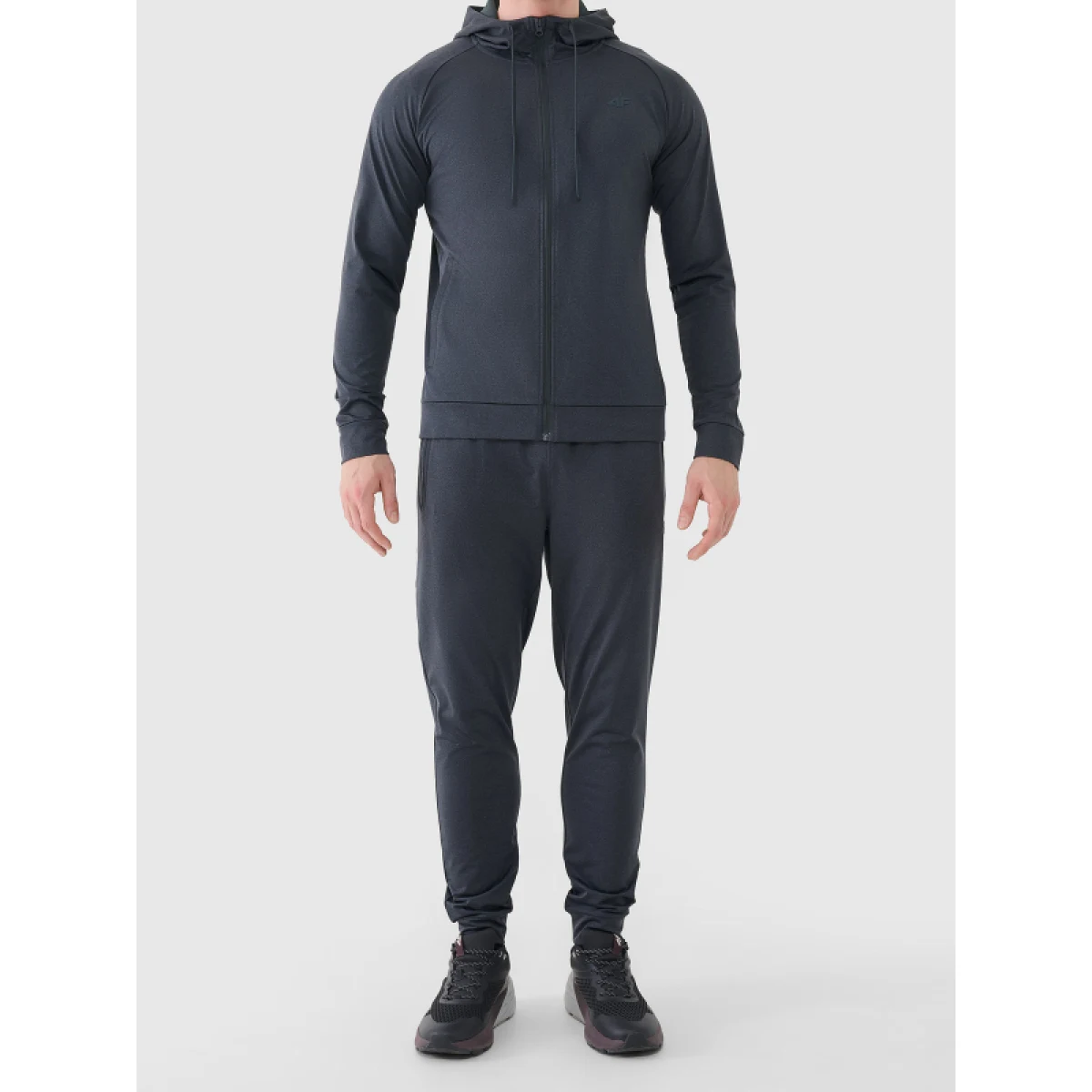 Pánske tepláky 4F TROUSERS FNK M1046-22M-ANTHRACITE MELANGE · záber 4