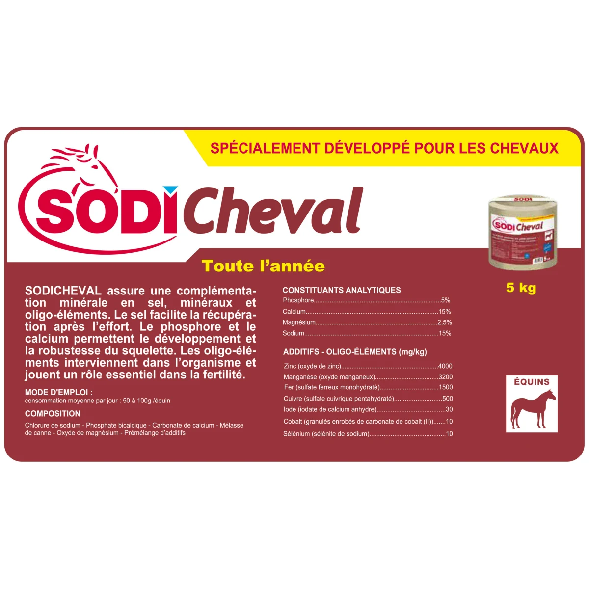SODI Kamenná soľ Sodi pre kone a poníky 5 kg 5 kg · záber 2