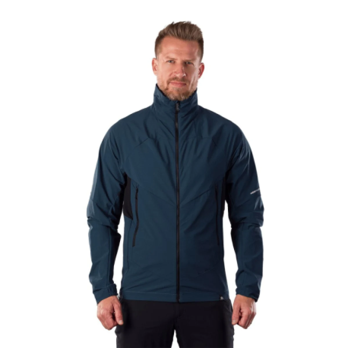 Pánska turistická bunda NORTHFINDER ARSENIO-630inkblueblack · záber 1