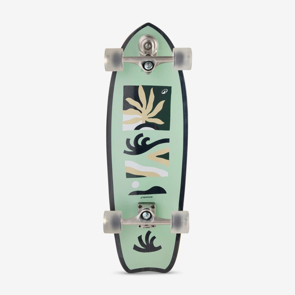 DECATHLON Longboard surfskate surftraining 31" Spirit zelený bez · záber 2