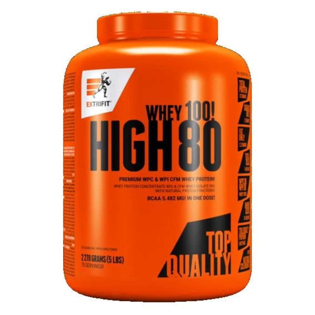 Extrifit High Whey 80 2270g - Barva: Vícebarevná | Příchuť: Pistácie · záber 1