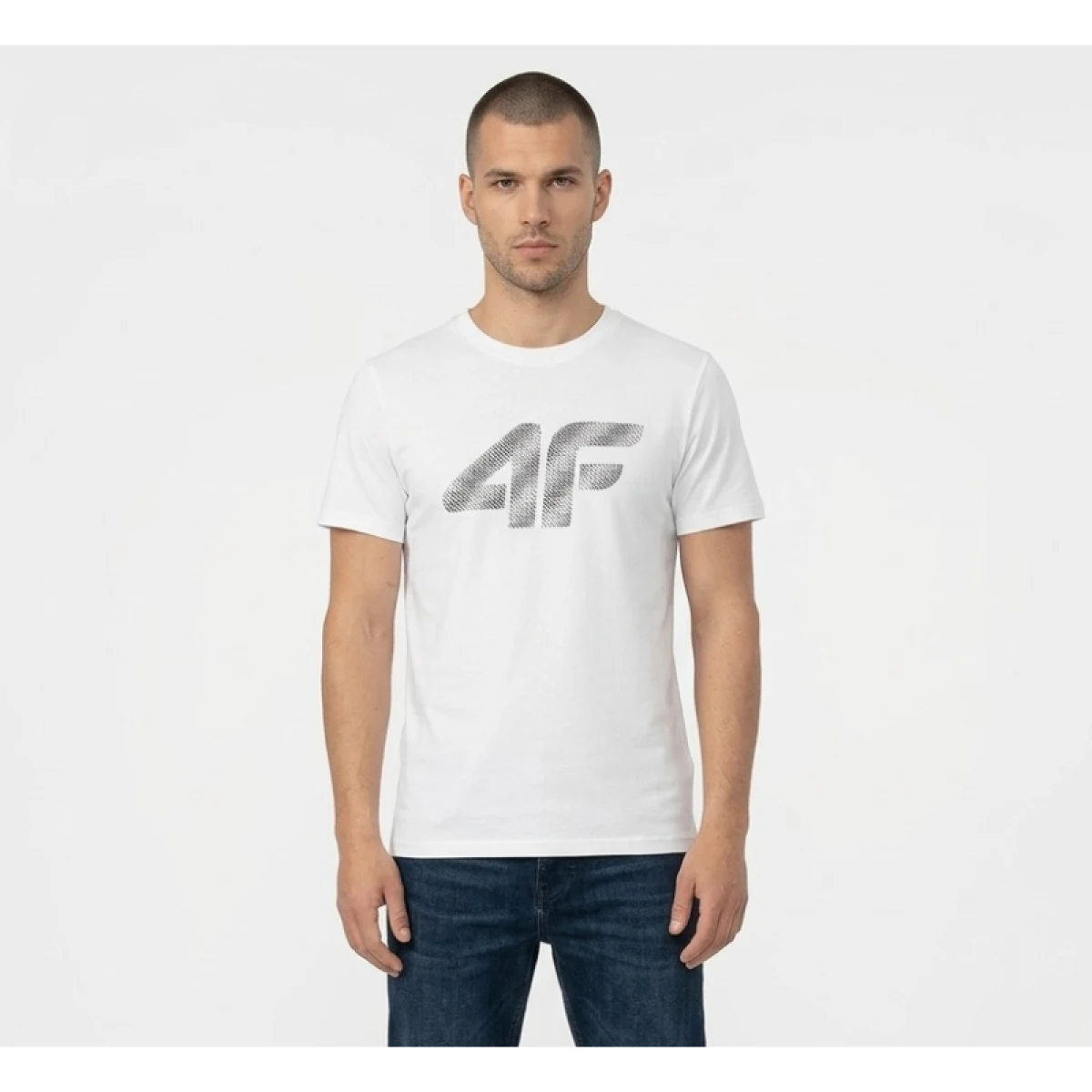Pánské tričko s krátkým rukávem 4F TSHIRT M3342-10S-WHITE · záber 2