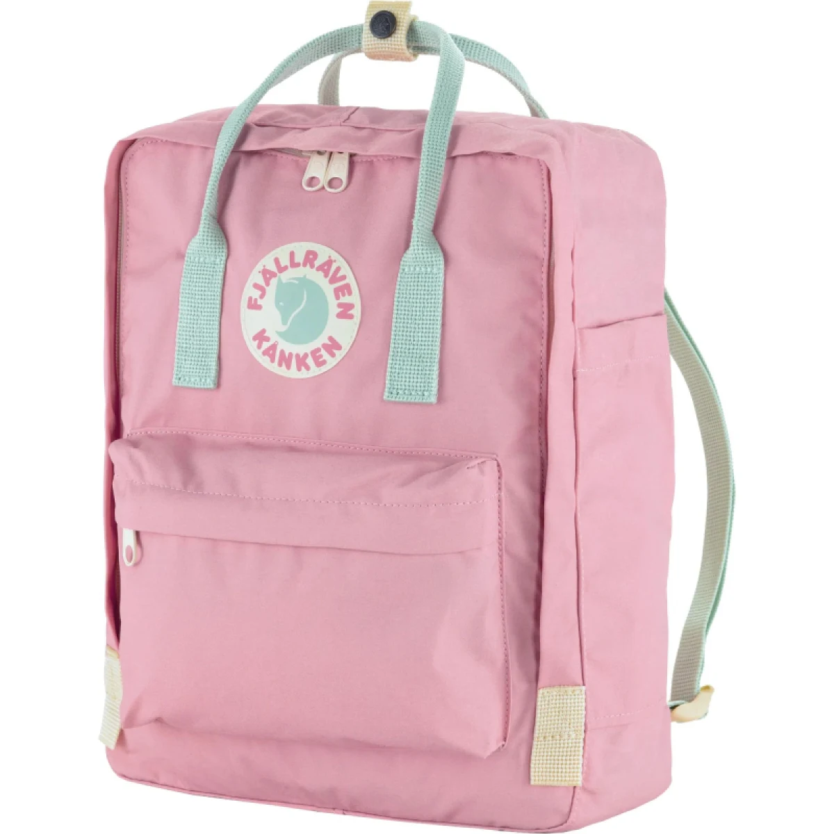 Batoh FJALLRAVEN Kanken - koncept pink mint green · záber 2