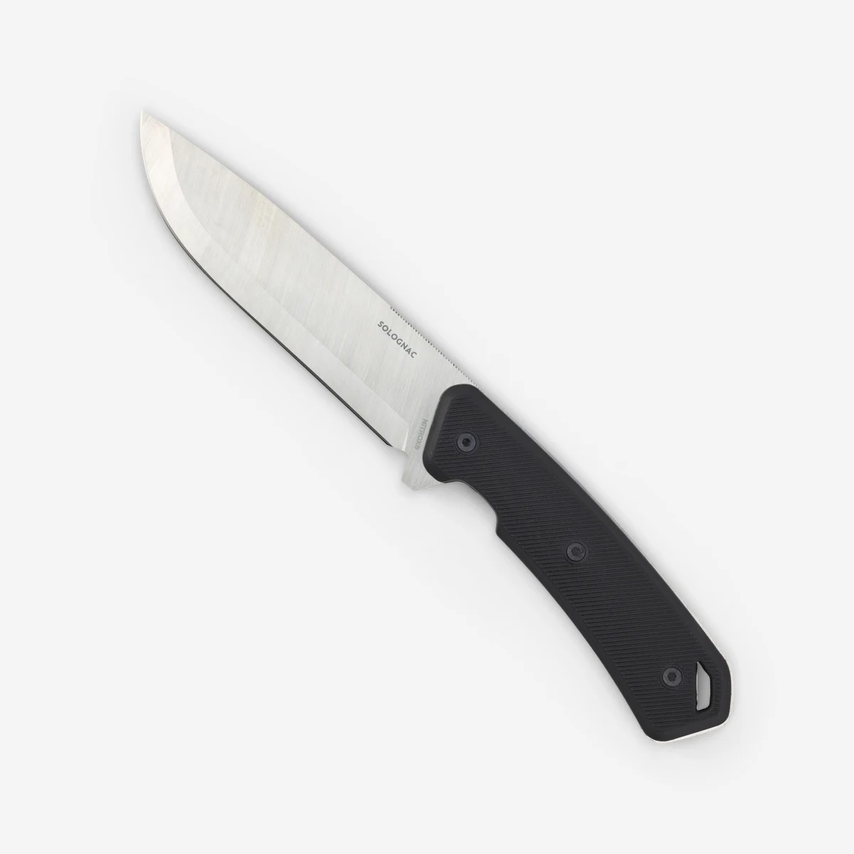 SOLOGNAC Poľovnícky nôž Sika 130 FR s pevnou čepeľou 13 cm s čiernou rukoväťou bez · záber 1