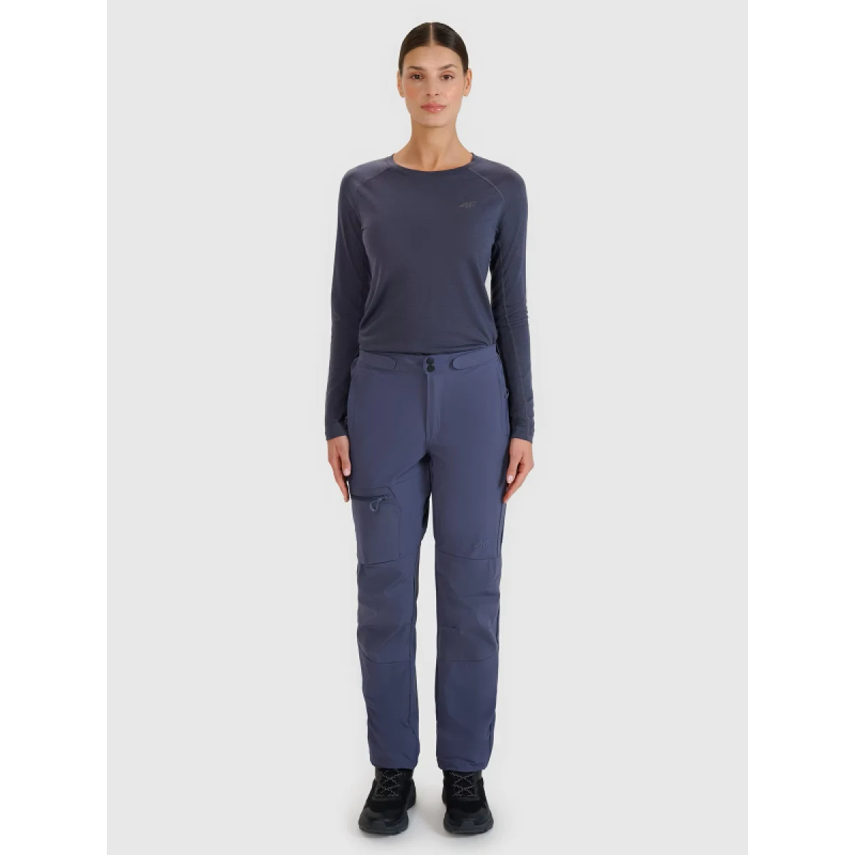 Dámské turistické kalhoty 4F TROUSERS FNK-WSS25TFTRF0797-22S-ANTHRACITE · záber 4