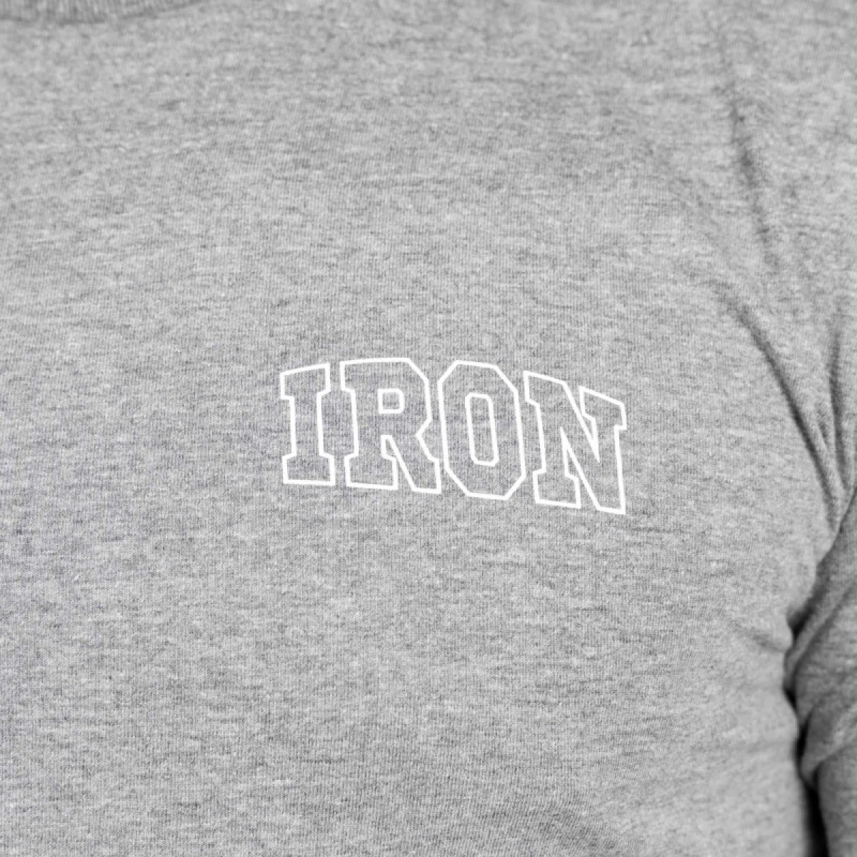 Pánske tričko s dlhým rukávom Iron Aesthetics Campus, sivé · záber 4