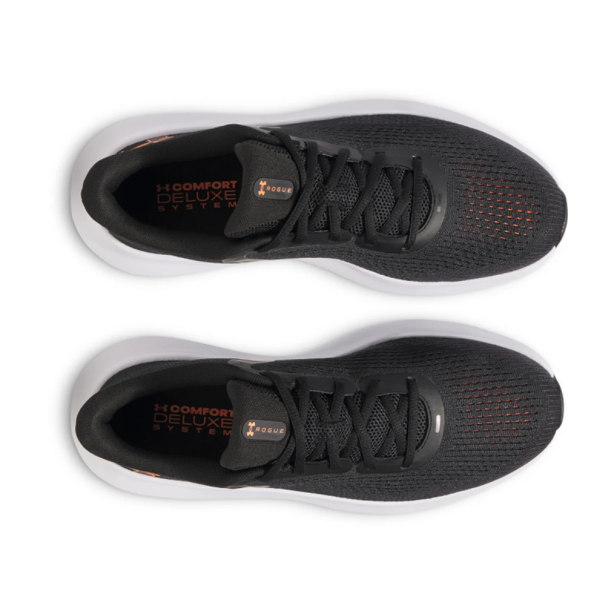 Pánská běžecká obuv UNDER ARMOUR UA Charged Rogue 5 M black black blaze orange · záber 4