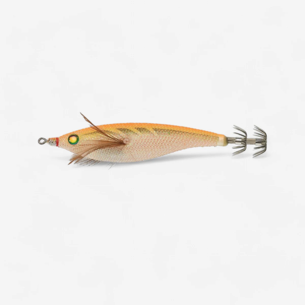CAPERLAN Nástraha Turlutte plávajúca Ebiflo 2.5/110 oranžová fluo na lov sépií/kalmárov bez · záber 1