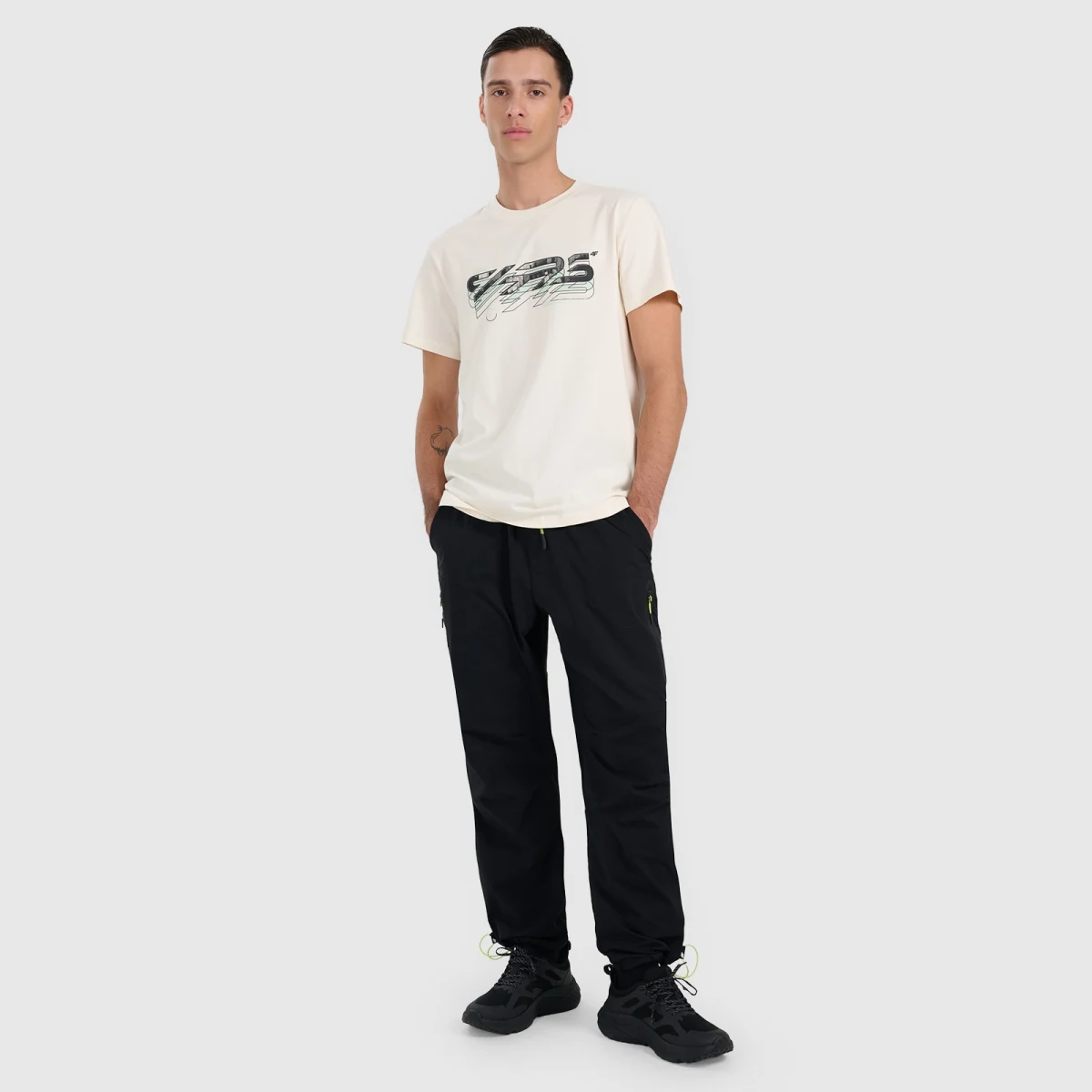 Pánské casual kalhoty - černé · záber 1