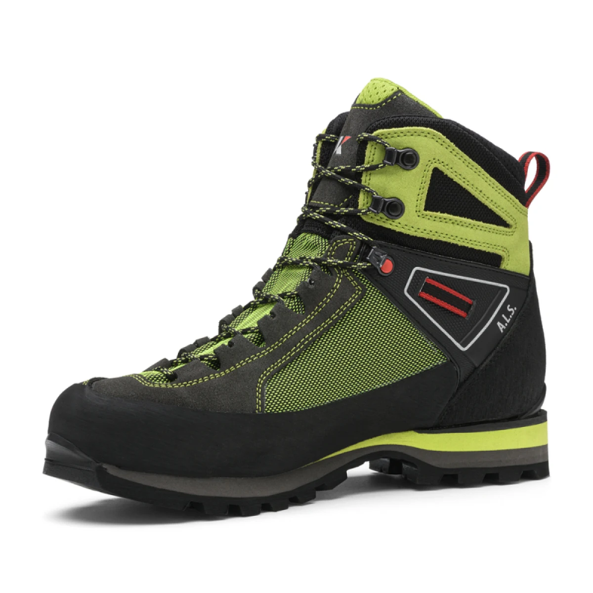 Pánská vysoká turistická obuv KAYLAND Cross Mountain Gtx, Black Lime · záber 3
