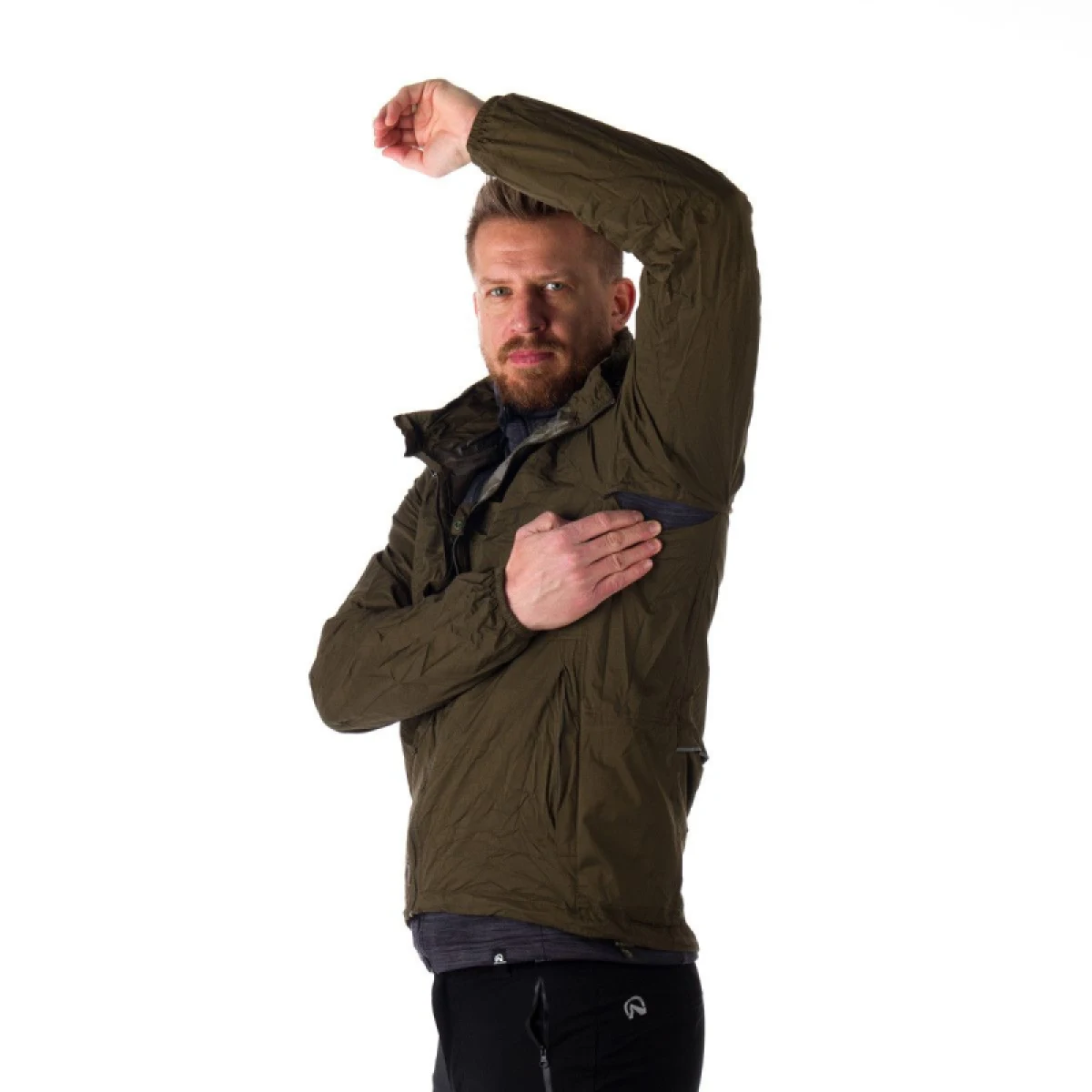 Pánska tréningová bunda s kapucňou NORTHFINDER NORTHKIT-BU-32682SII-army · záber 4