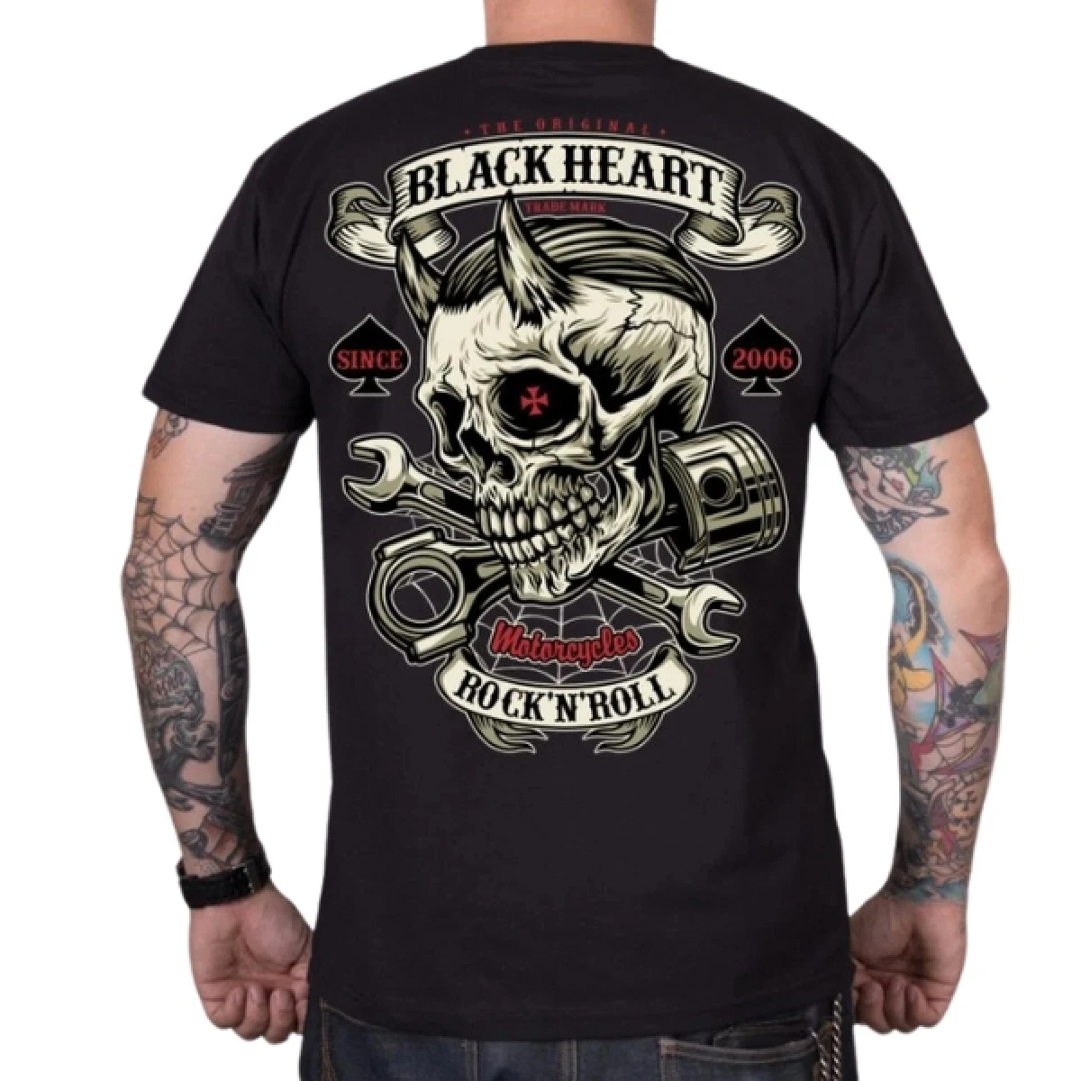 BLACK HEART Liberty čierna - L - Veľkosť: L | Farba: čierna · záber 1