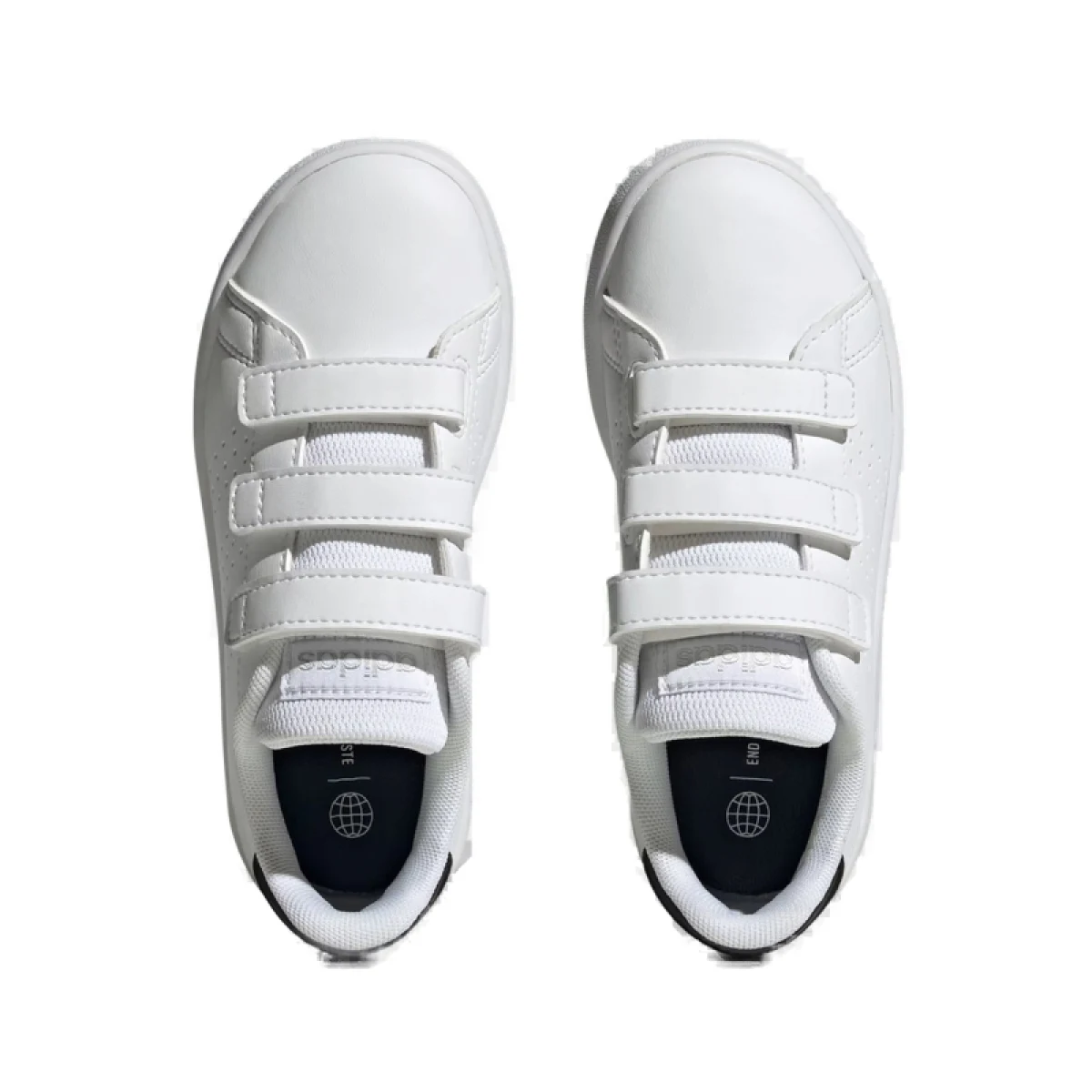 Gyerek szabadidőcipő ADIDAS Advantage Court K cloud white core black silver metallic · záber 5