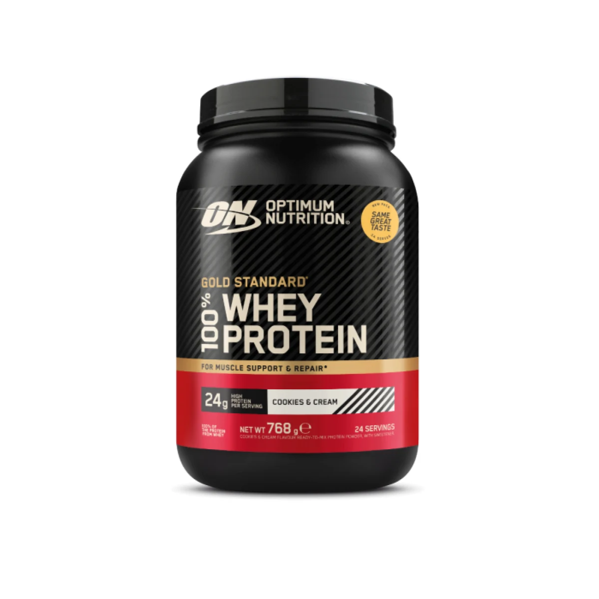Optimum Nutrition 100 Whey Gold Standard cookies & cream · záber 1