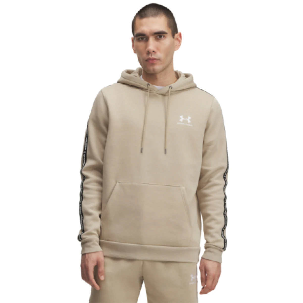 Pánská zateplená mikina s kapucí UNDER ARMOUR UA Icon Fleece HD Taping · záber 1