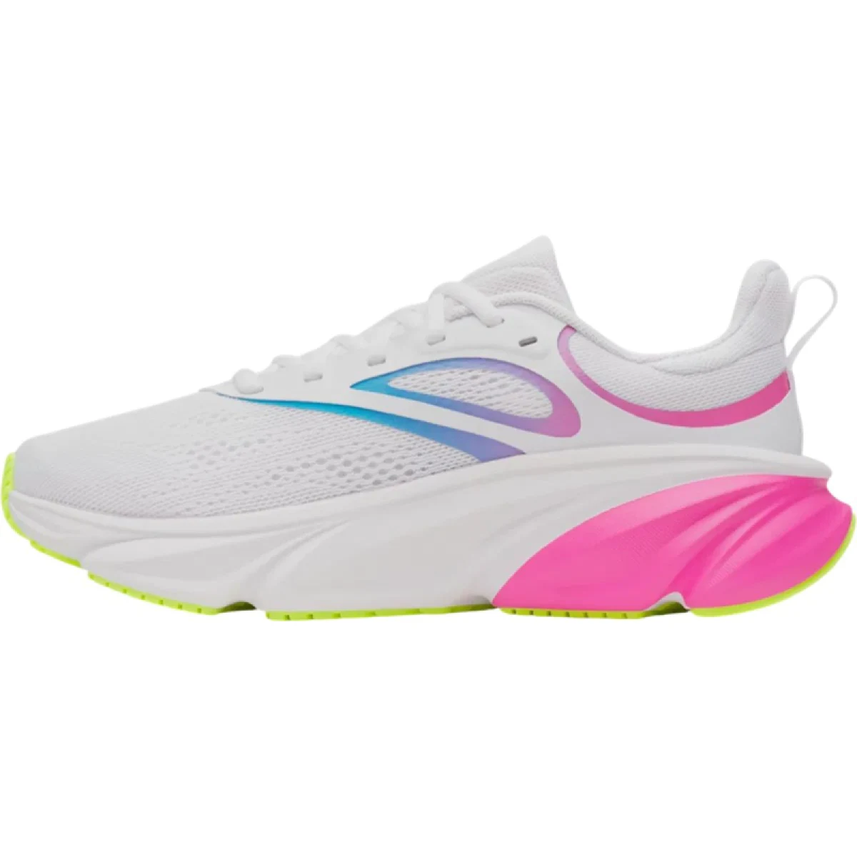 Női futócipő UNDER ARMOUR UA Rogue 6 W white rebel pink high vis yellow · záber 2