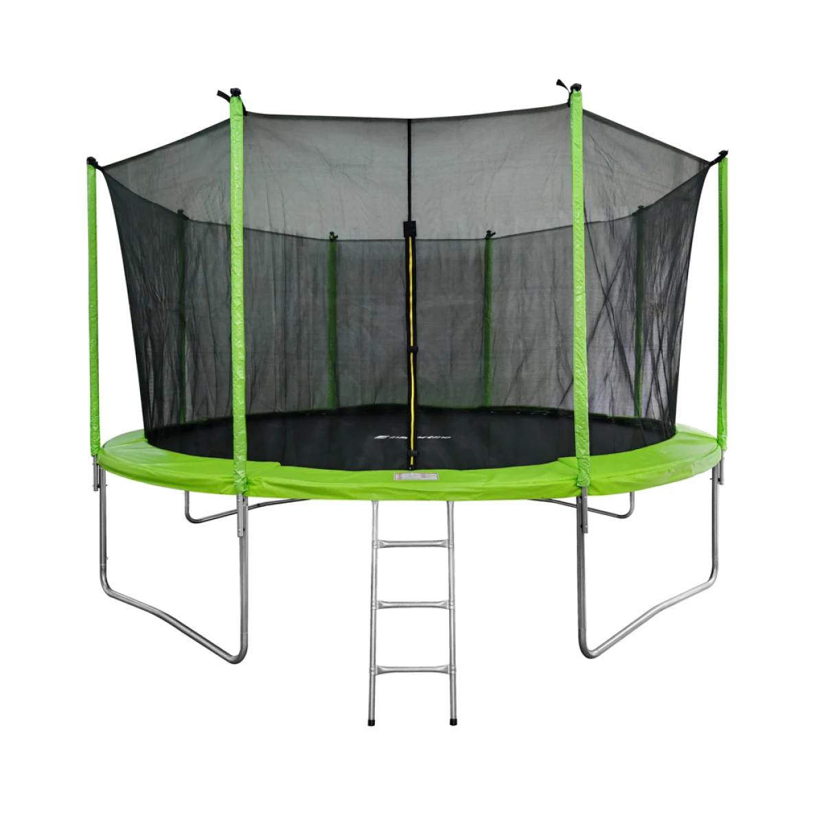 Trampolína s ochrannou sieťou a schodmi inSPORTline Irbiso 427 cm · záber 2
