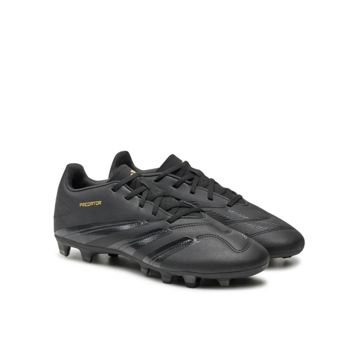 Pánské outdoorové fotbalové kopačky ADIDAS Predator M FG core black carbon gold met · záber 2