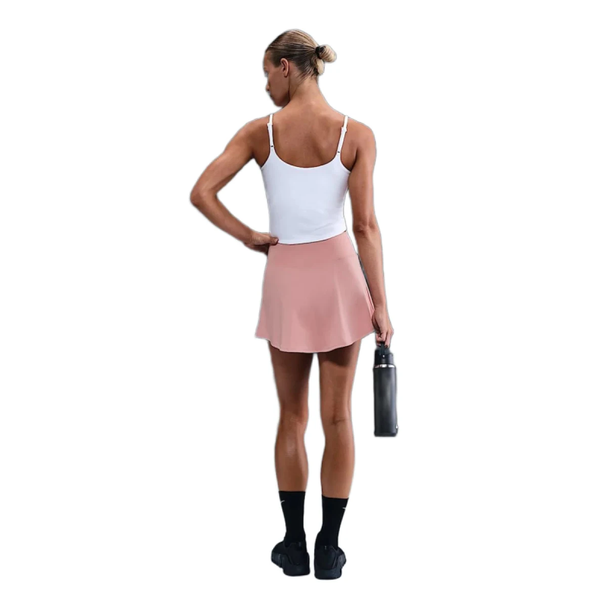 Dámske tréningové tielko NIKE W NK ONE DF TANK CPSL SPD WHITE BLACK · záber 5
