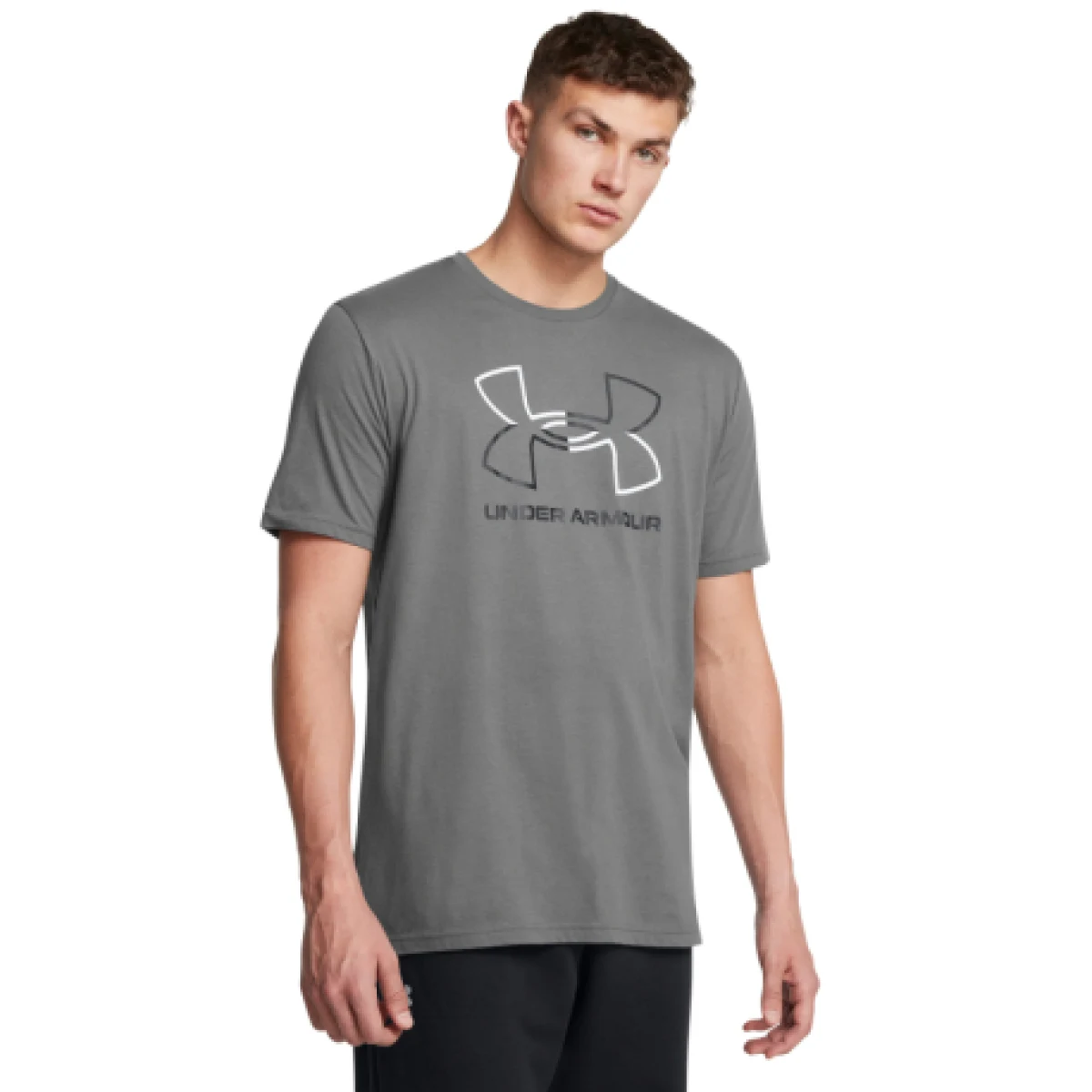 Pánské tričko s krátkým rukávem UNDER ARMOUR UA GL FOUNDATION UPDATE SS-GRY · záber 1
