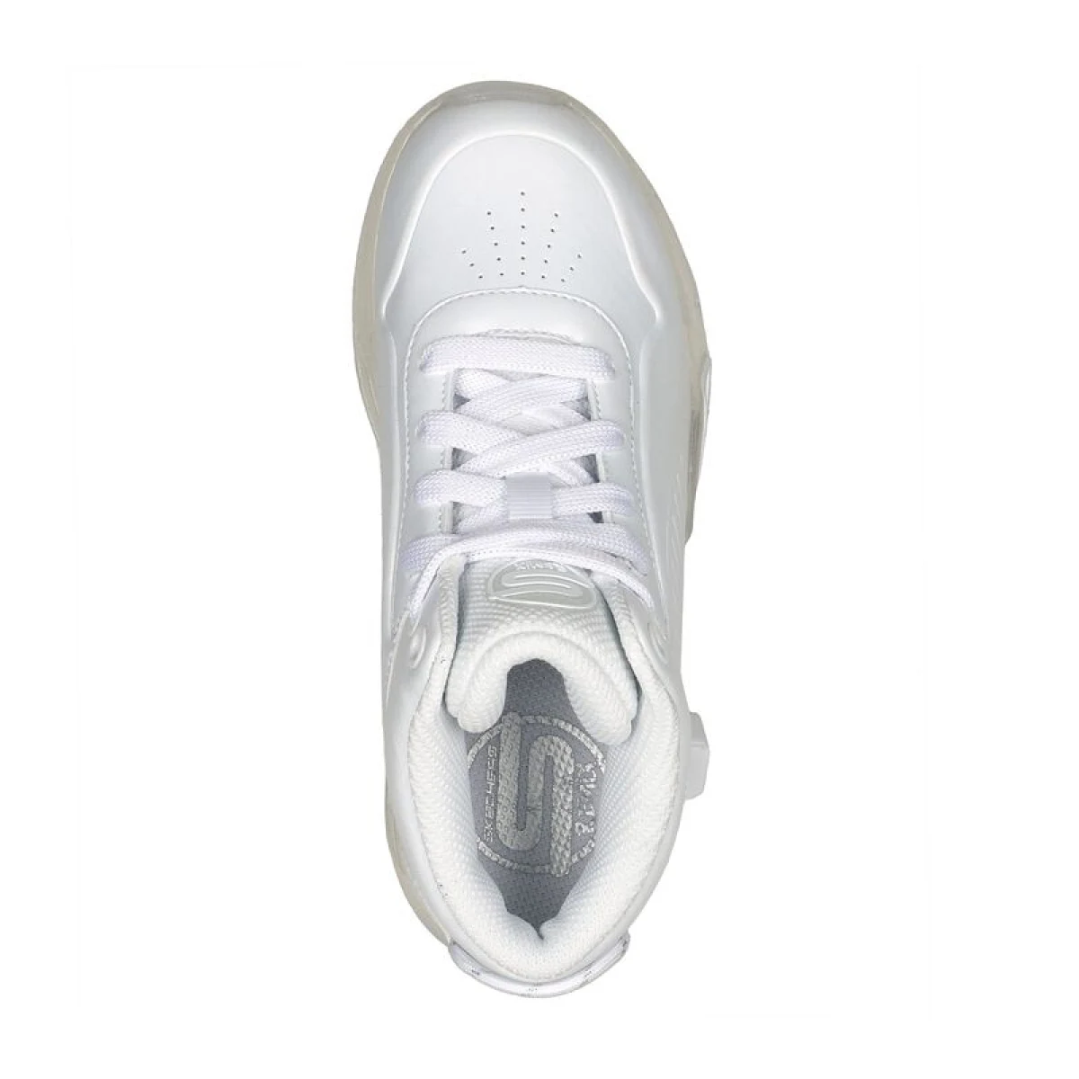 Dívčí rekreační obuv SKECHERS S Lights Remix white · záber 4