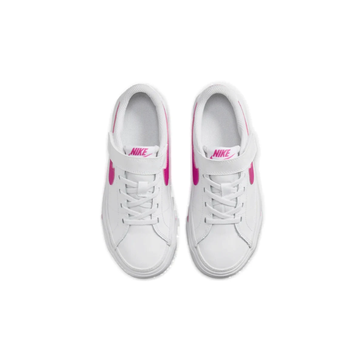 Dívčí rekreační obuv NIKE Court Legacy white laser fuchsia · záber 4