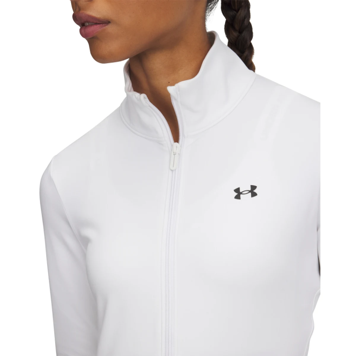 Dámská tréninková mikina se zipem UNDER ARMOUR Motion Jacket EMEA-WHT · záber 2