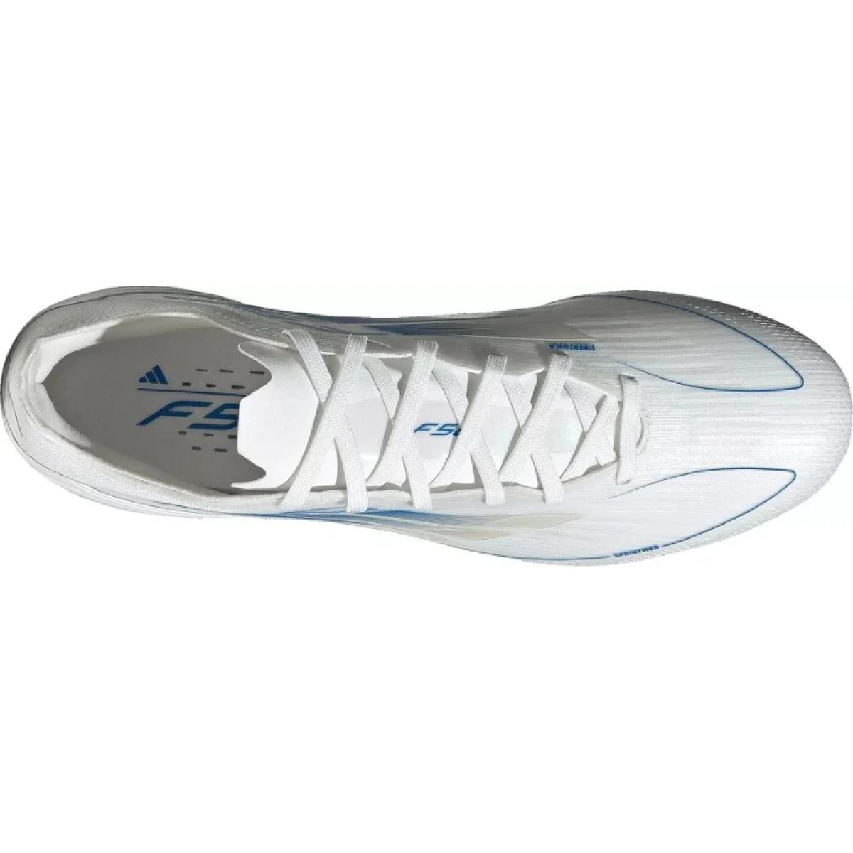 Pánské outdoorové fotbalové kopačky ADIDAS F50 Pro M FG cloud white pearl metallic cloud white · záber 5