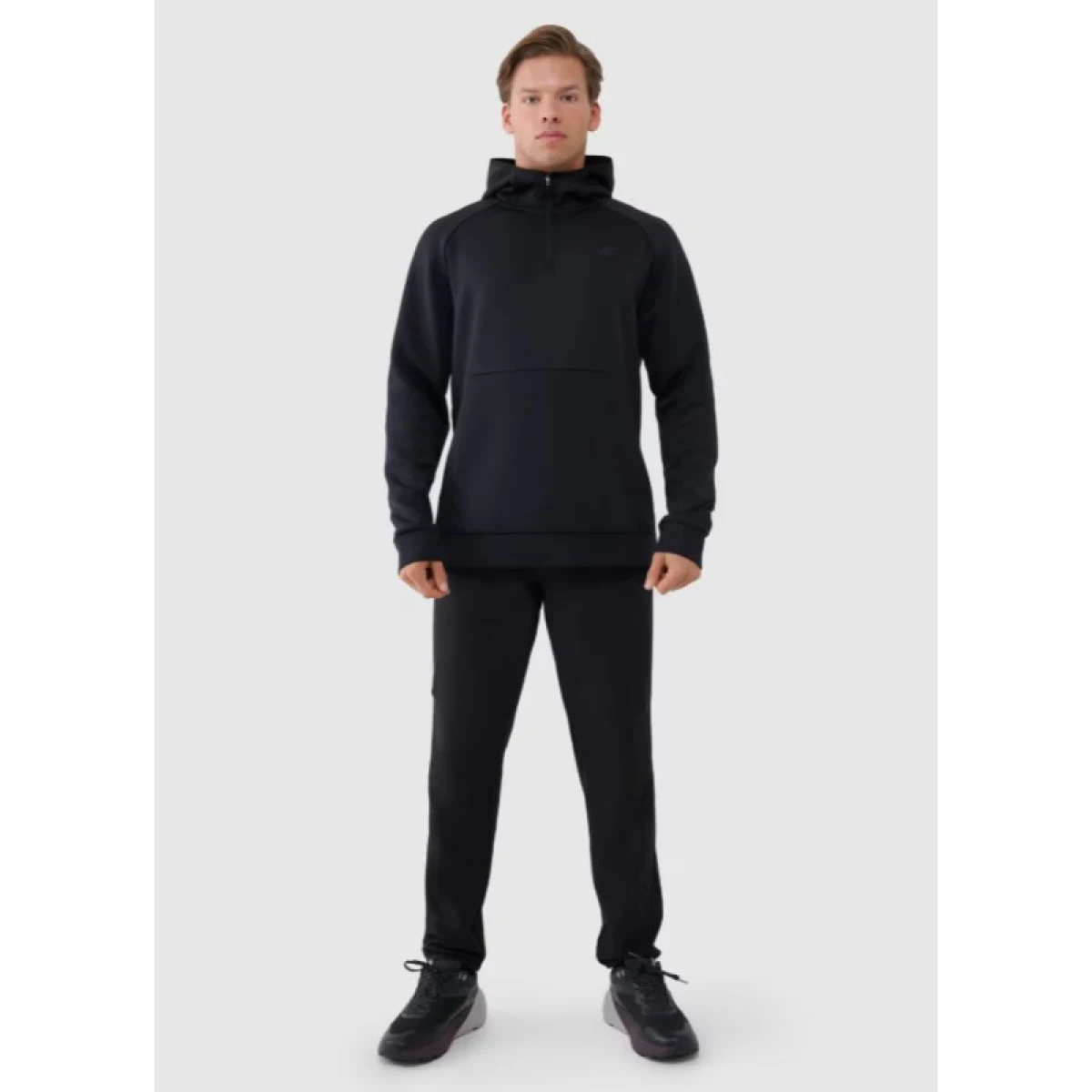Pánská mikina s kapucí 4F SWEATSHIRT FNK M457-20S-DEEP BLACK · záber 5