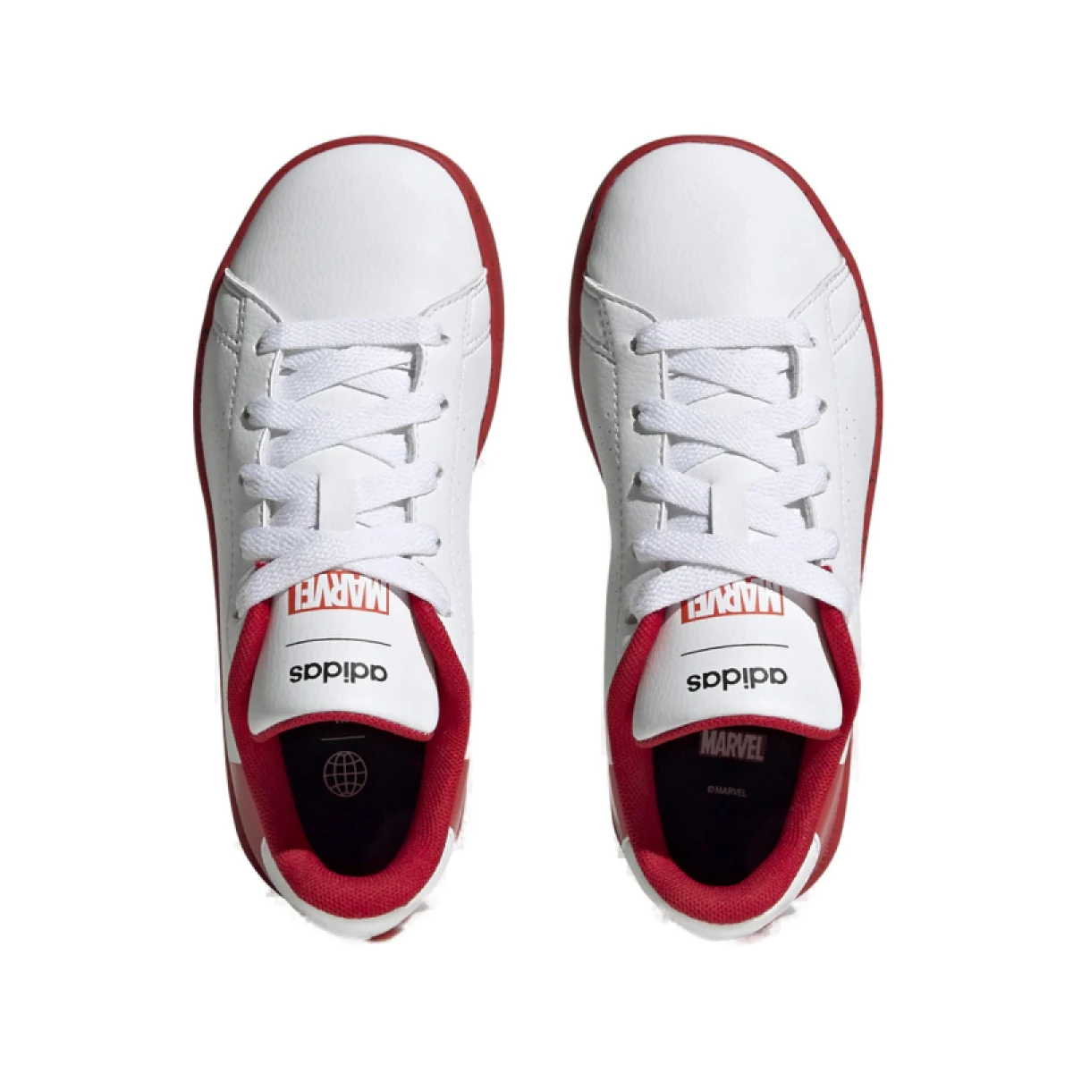 Chlapecká rekreační obuv ADIDAS Advantage Spiderman cloud white cloud white better scarlet · záber 5
