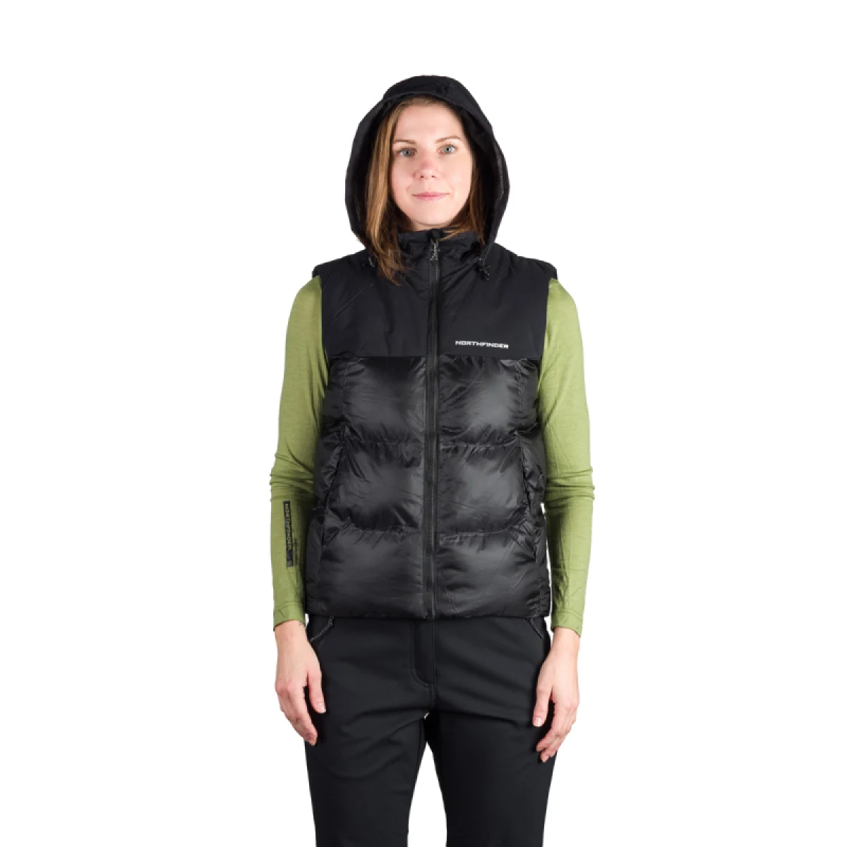 Dámska vesta NORTHFINDER SHANNA-270blackblack · záber 4