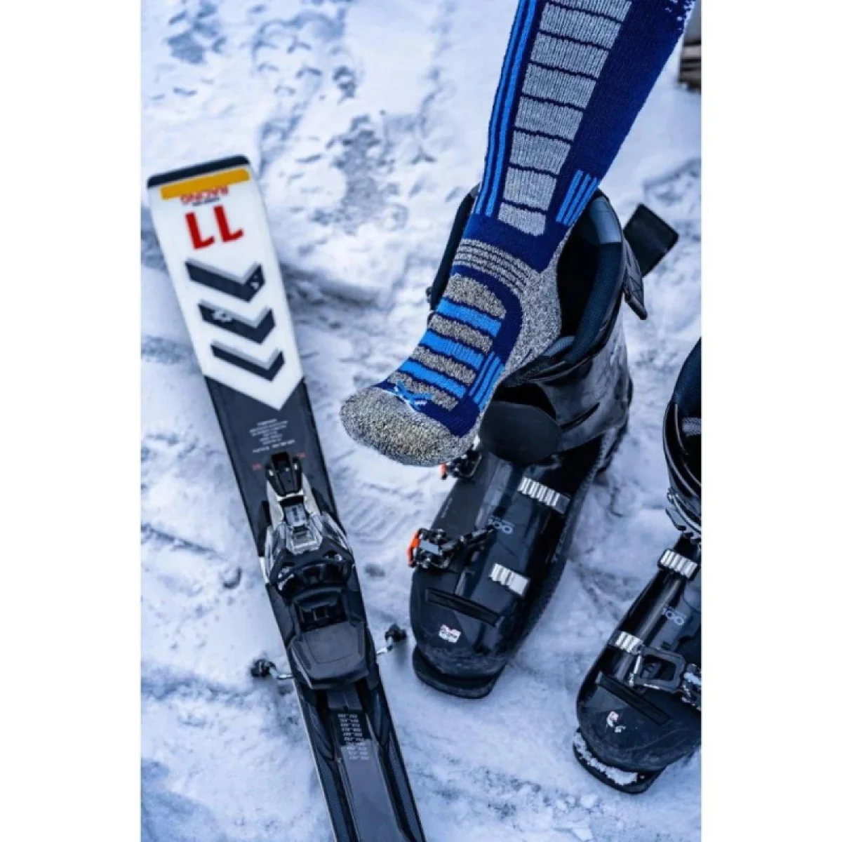 Lyžiarske podkolienky (ponožky) VOXX Carving-Blue · záber 2