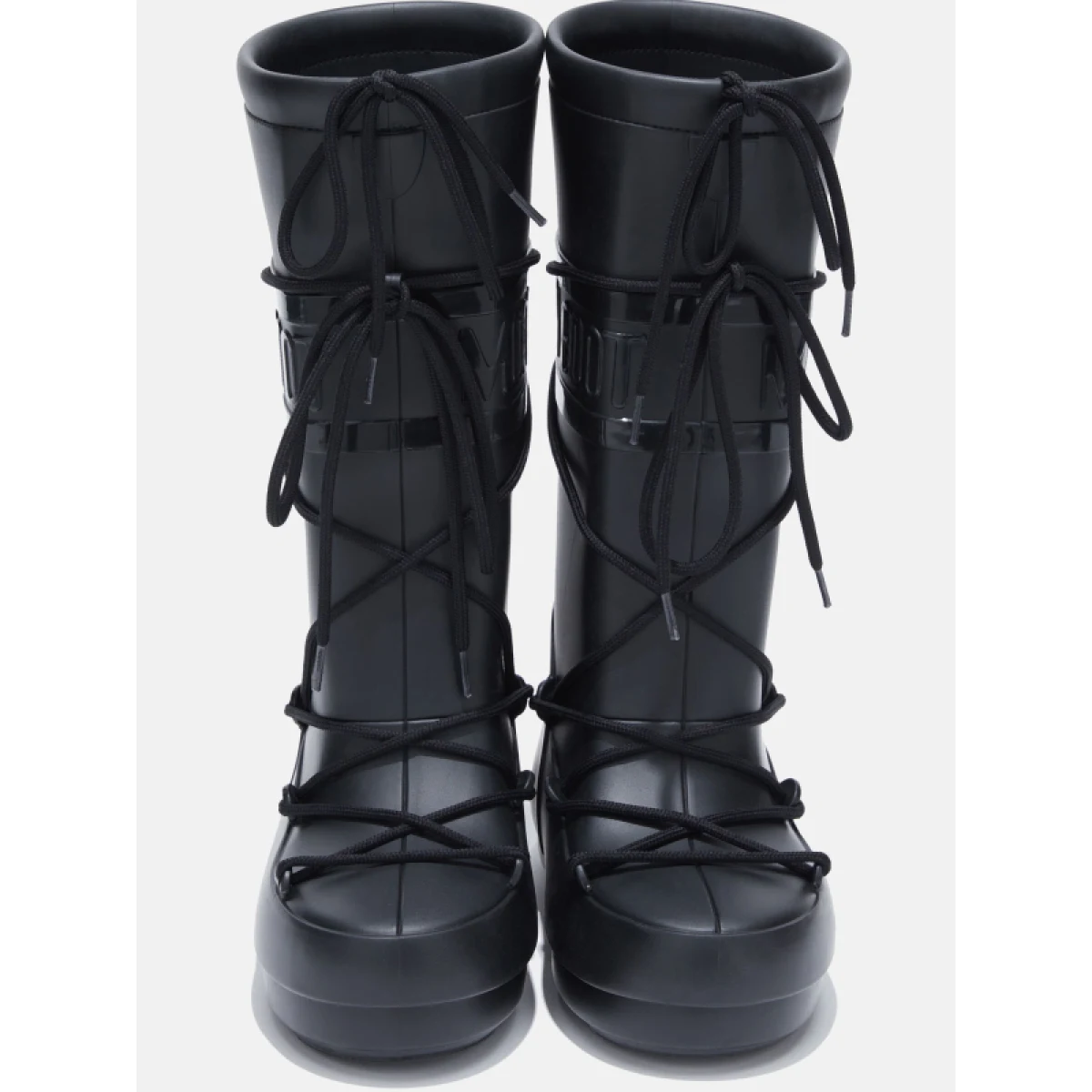 Dámske gumáky MOON BOOT RAIN BOOTS HIGH, 001 black · záber 3
