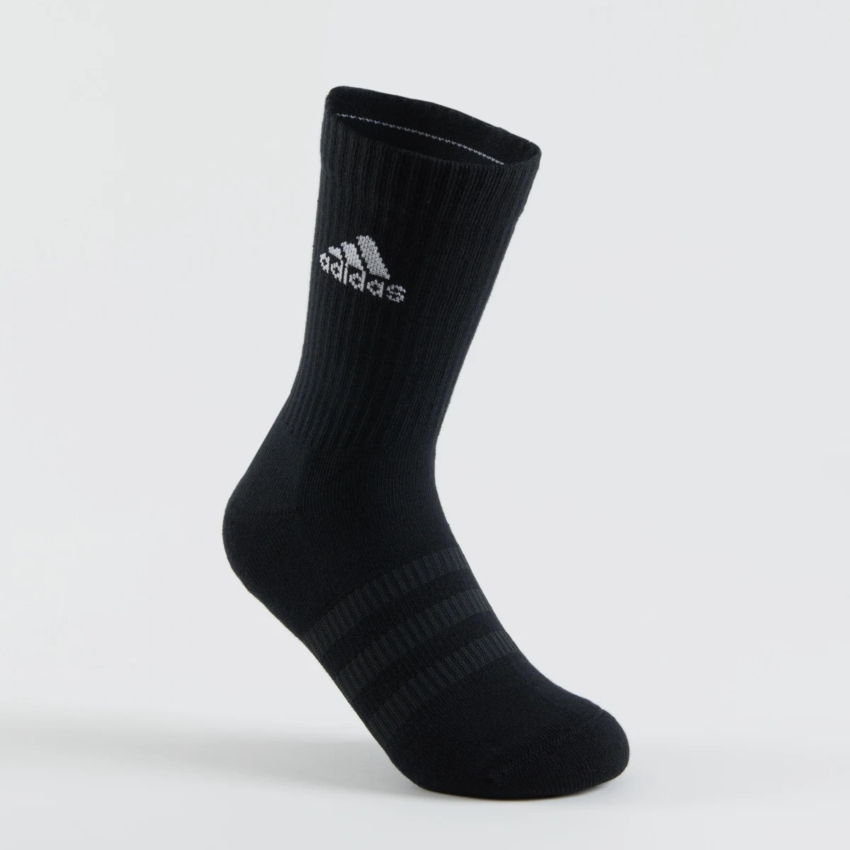 ADIDAS ADIDAS vysoké tenisové ponožky 3 páry sivé/biele/čierne 40-42 · záber 2