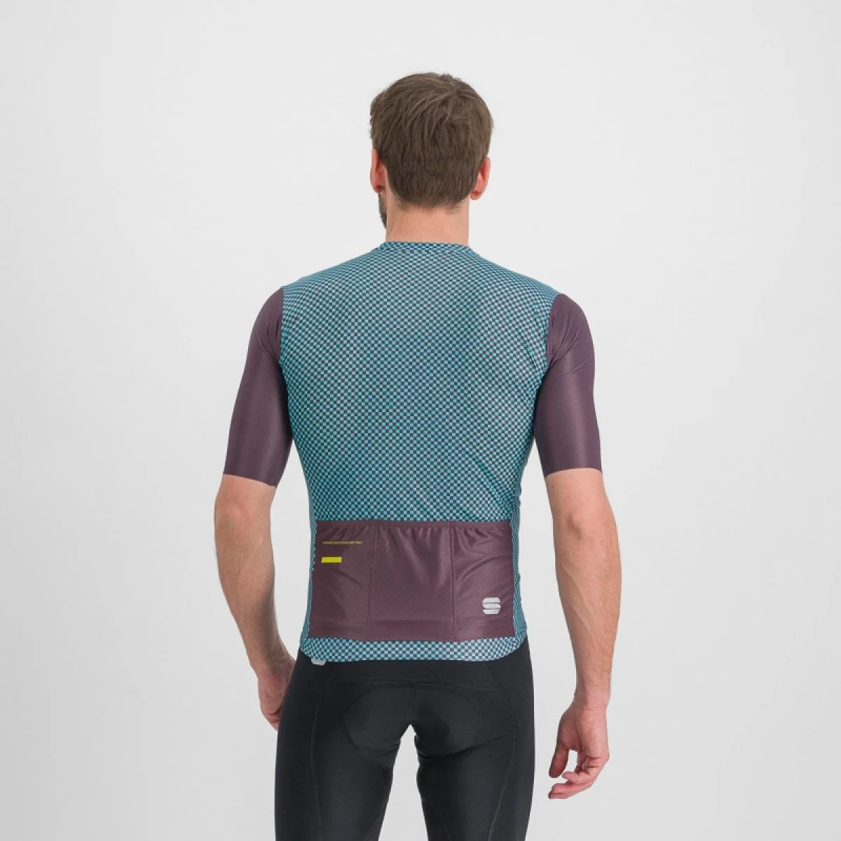 Pánský cyklistický dres s krátkým rukávem SPORTFUL Checkmate jersey, huckleberry blue radiance · záber 3