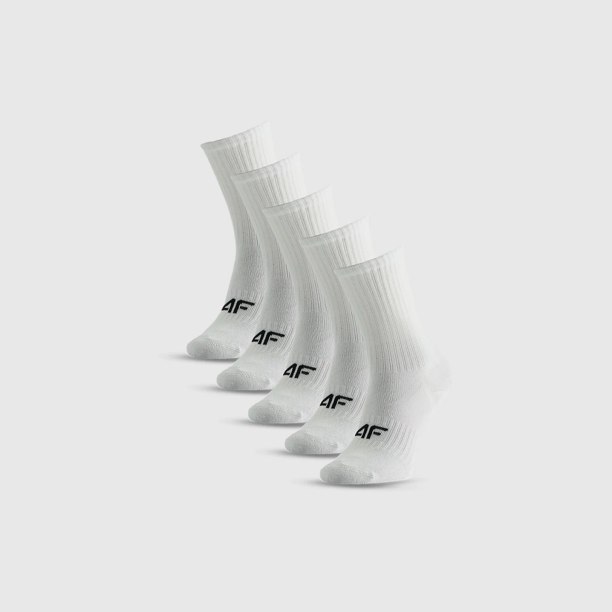 Dívčí dlouhé ponožky (5-pack) - bílé · záber 1