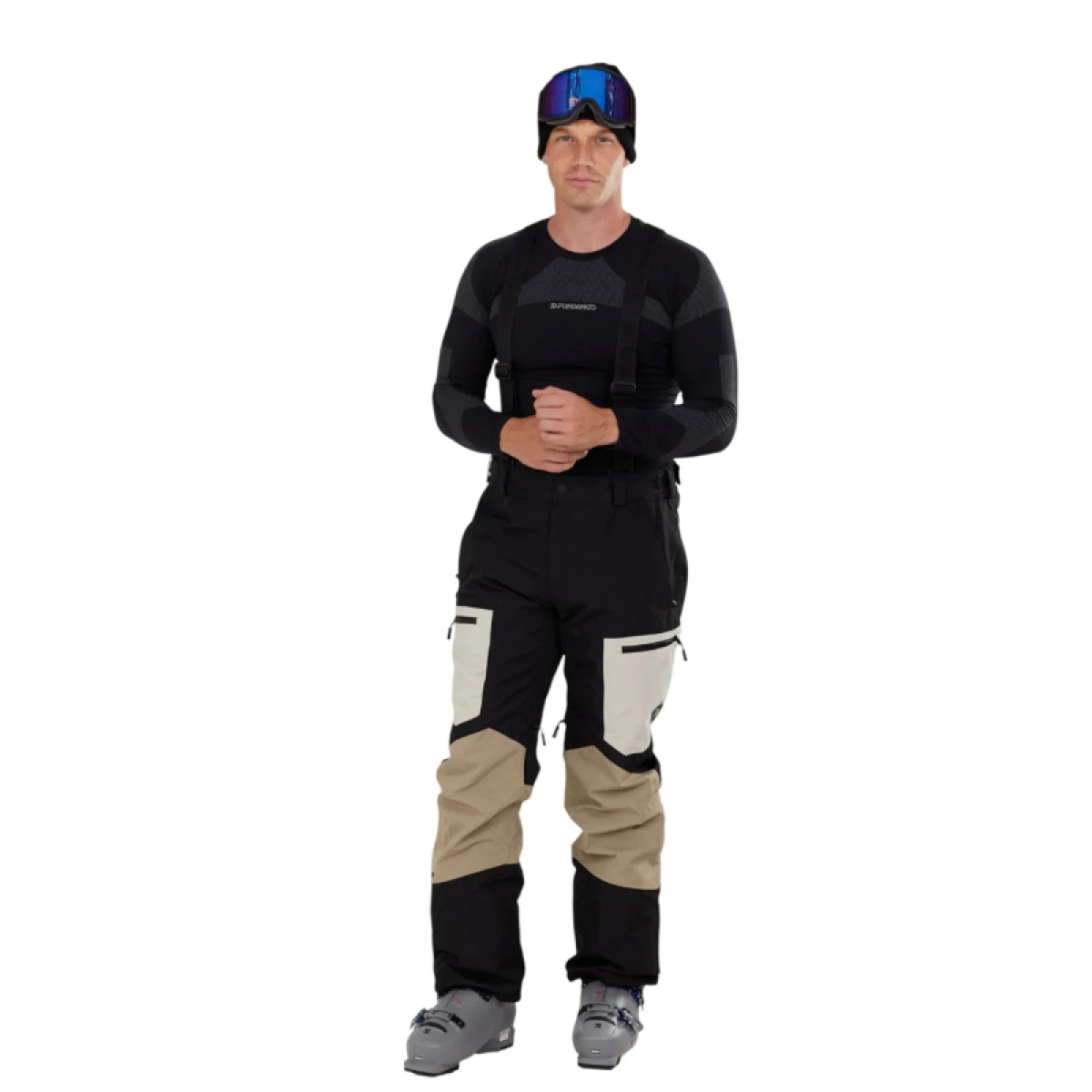 Pánske lyžiarske nohavice FUNDANGO Nexara ECO 3L Pants-610- sand - Pohlavie: Muzi | Objem: 3000 ml · záber 2