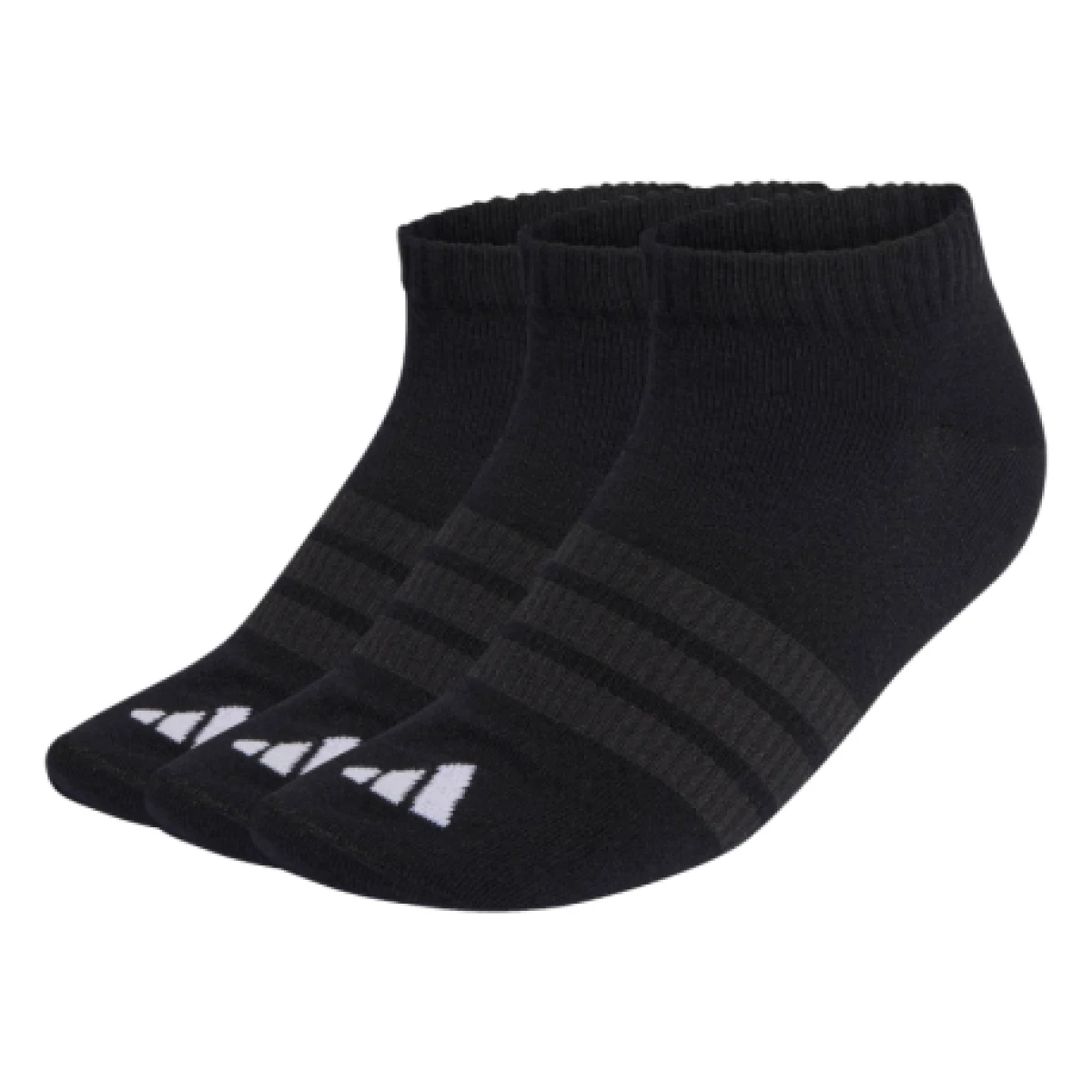 Ponožky ADIDAS 3PACK-T ESS LOW 3P BLACK BLACK WHITE · záber 1