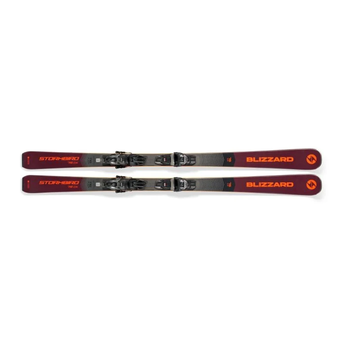 Sjezdové lyže - on piste s vázáním BLIZZARD Stormbird 76 CA + TPC 11 DEMO, burgundy anthracite · záber 6