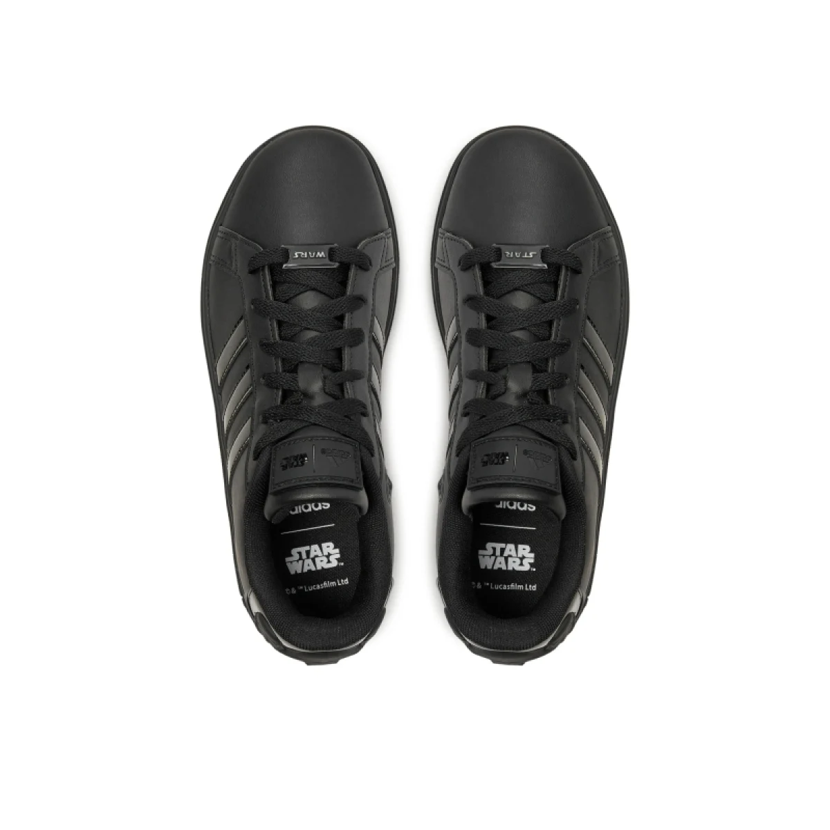 Chlapecká rekreační obuv ADIDAS Star Wars Grand Court 2.0 core black core black core black · záber 3