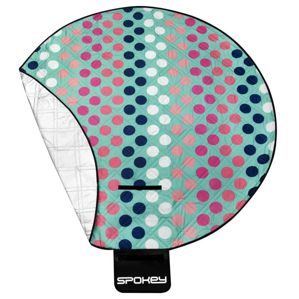 Spokey PICNIC DOTS Pikniková deka kulatá, průměr 140 cm · záber 1