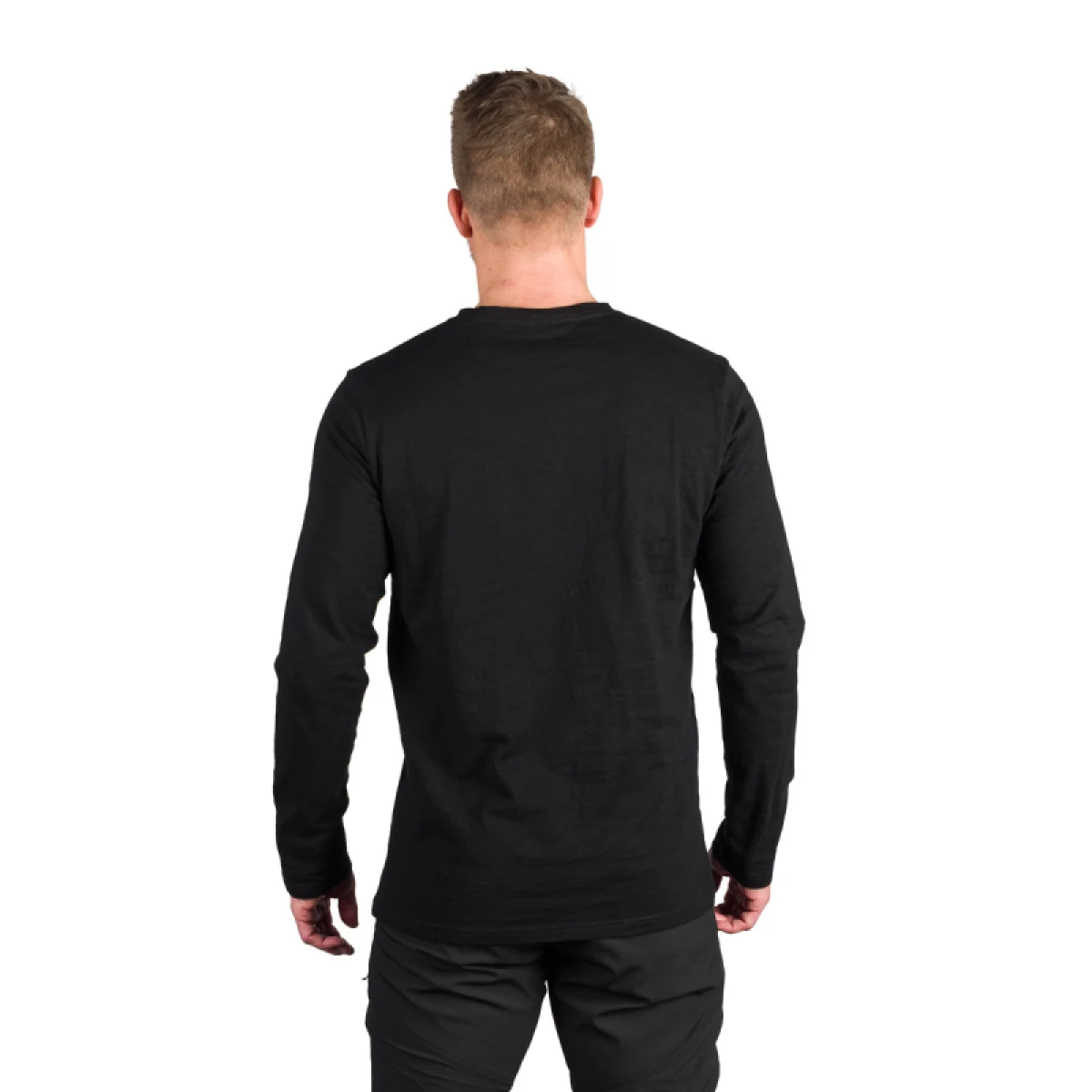 Pánske turistické tričko s dlhým rukávom NORTHFINDER DARU-269black · záber 4