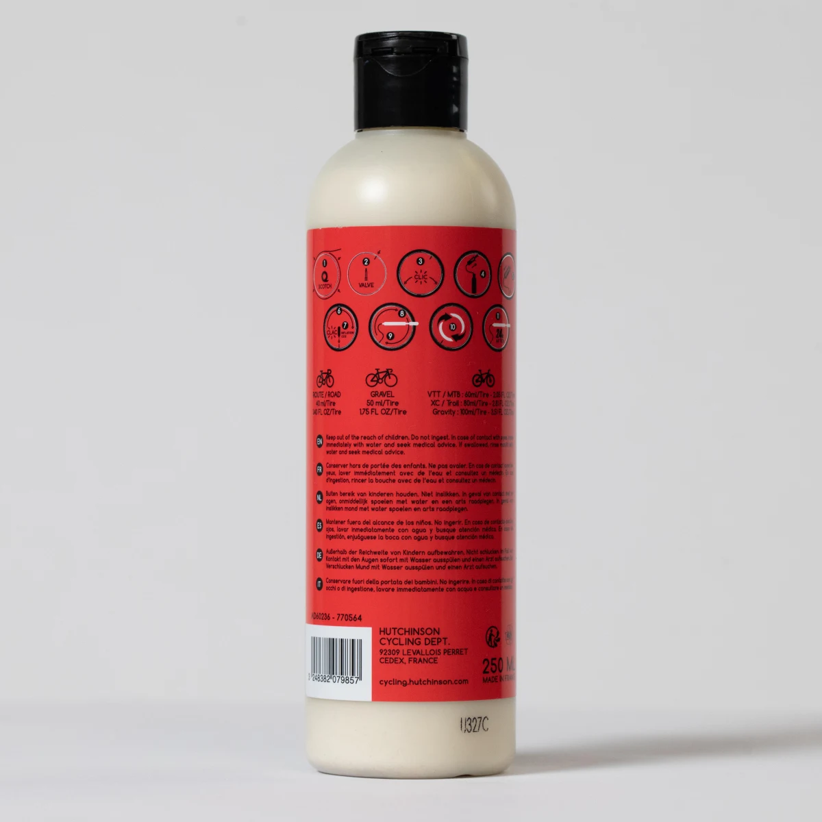 HUTCHINSON Ochranná kvapalina na bezdušové plášte 250 ml bez · záber 2