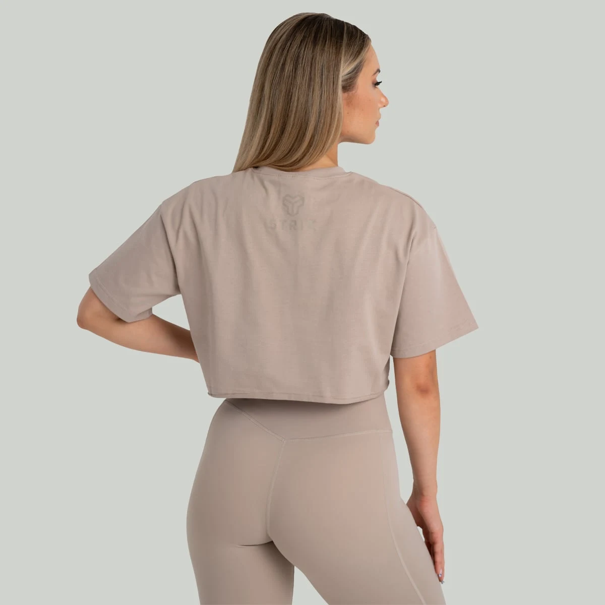 STRIX Dámské tričko CropTop Taupe · záber 3