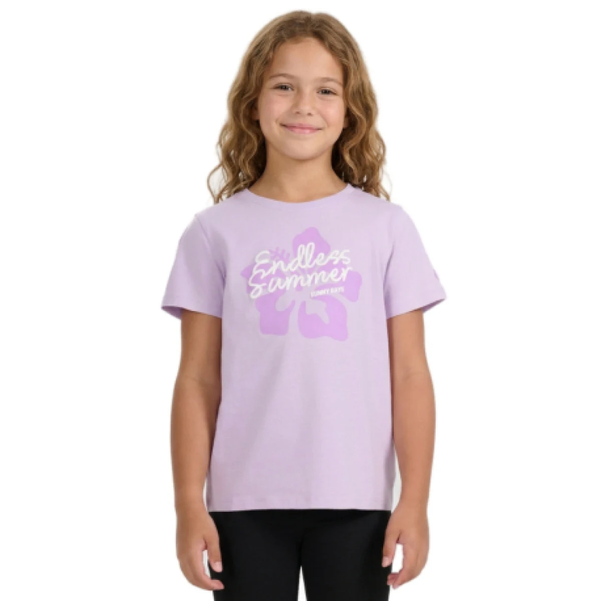 Dívčí tričko s krátkým rukávem 4F JUNIOR TSHIRT F2938-52S-LIGHT VIOLET · záber 1