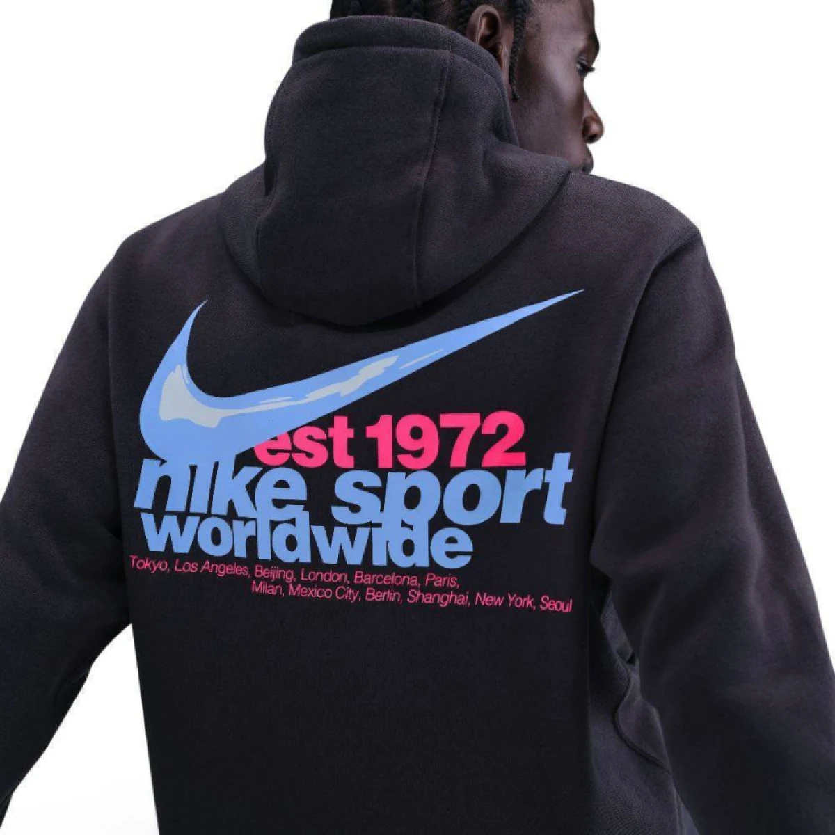 Pánska mikina s kapucňou NIKE U NSW HDY CLUB PO BB OC 2 CAVE PURPLE · záber 2
