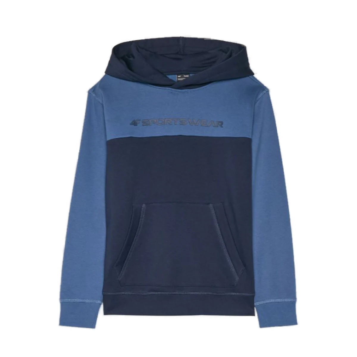 Chlapecká mikina s kapucí 4F JUNIOR SWEATSHIRT-JWAW24TSWSM1222-30S-DARK BLUE · záber 5